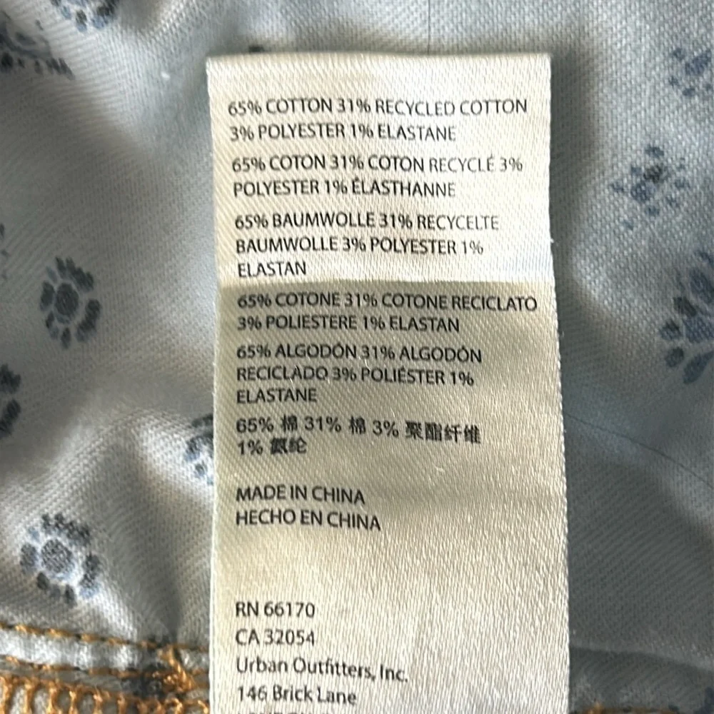 PILCRO anthropologie slim boyfriend crop jeans size 26
